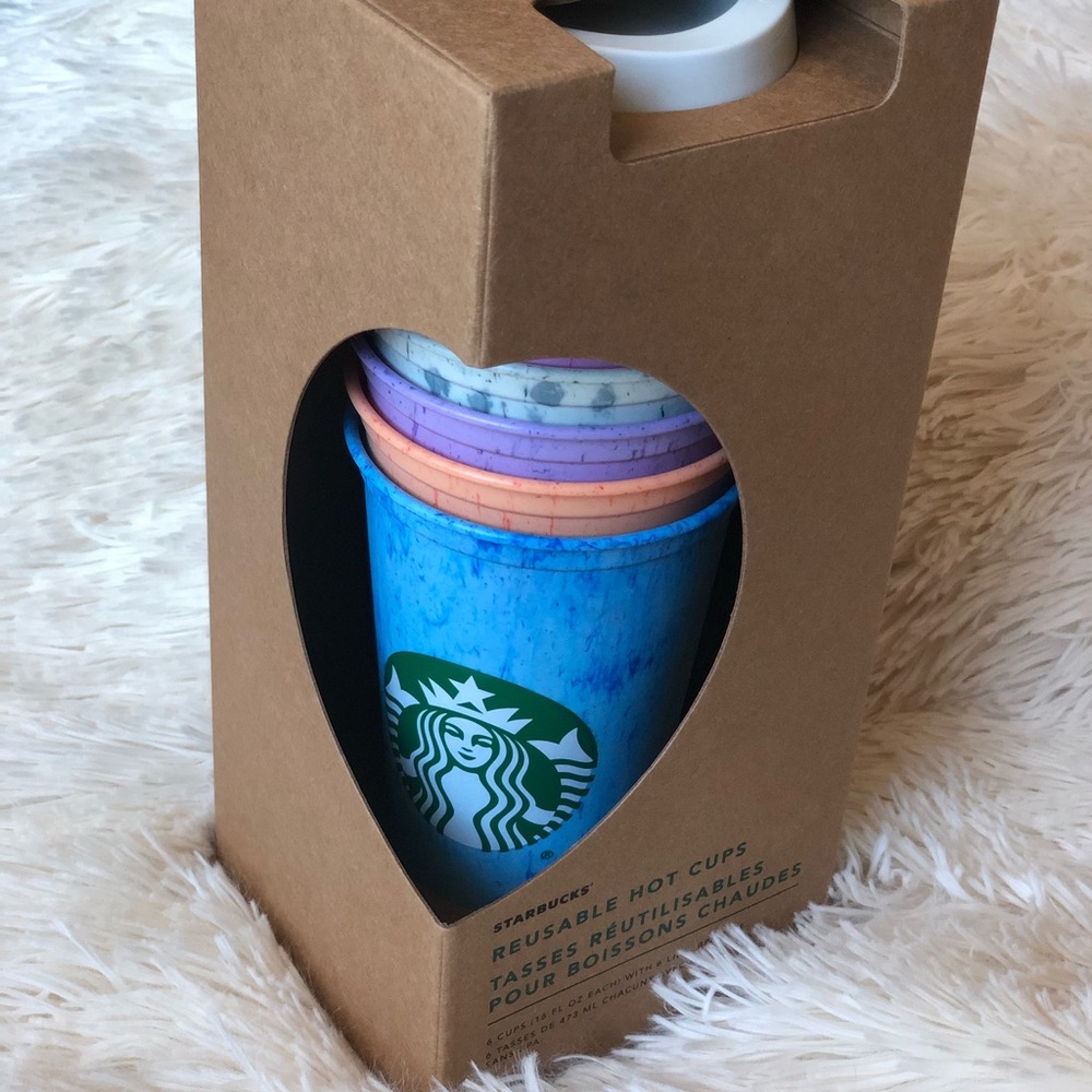 Starbucks Reusable Marble Hot Cups